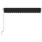 Automatische Markise mit LED & Windsensor 400x350 cm Anthrazit Automatische Markise mit LED & Windsensor 400x350 cm Anthrazit