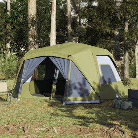 vidaXL Campingzelt 10 Personen Grün 443x437x229 cm