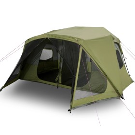 vidaXL Campingzelt 10 Personen Grün 443x437x229 cm