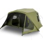 vidaXL Campingzelt 10 Personen Grün 443x437x229 cm vidaXL Campingzelt 10 Personen Grün 443x437x229 cm
