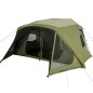 vidaXL Campingzelt 10 Personen Grün 443x437x229 cm vidaXL Campingzelt 10 Personen Grün 443x437x229 cm