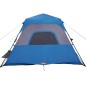 vidaXL Campingzelt 6 Personen Blau 344x282x192 cm vidaXL Campingzelt 6 Personen Blau 344x282x192 cm