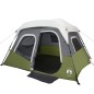 vidaXL Campingzelt mit LED Hellgrün 344x282x212 cm vidaXL Campingzelt mit LED Hellgrün 344x282x212 cm