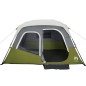 vidaXL Campingzelt mit LED Hellgrün 344x282x212 cm vidaXL Campingzelt mit LED Hellgrün 344x282x212 cm