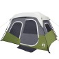 vidaXL Campingzelt mit LED Hellgrün 344x282x212 cm vidaXL Campingzelt mit LED Hellgrün 344x282x212 cm