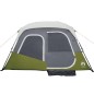 vidaXL Campingzelt mit LED Hellgrün 344x282x212 cm vidaXL Campingzelt mit LED Hellgrün 344x282x212 cm