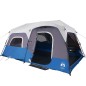 vidaXL Campingzelt mit LED Blau 441x288x217 cm vidaXL Campingzelt mit LED Blau 441x288x217 cm