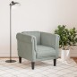 vidaXL Sessel Hellgrau Samt vidaXL Sessel Hellgrau Samt