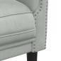 vidaXL Sessel Hellgrau Samt vidaXL Sessel Hellgrau Samt