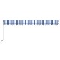 Automatische Markise mit LED & Windsensor 600x300 Blau und Weiß Automatische Markise mit LED & Windsensor 600x300 Blau und Weiß