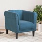 vidaXL Sessel Blau Samt vidaXL Sessel Blau Samt