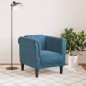 vidaXL Sessel Blau Samt vidaXL Sessel Blau Samt