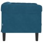 vidaXL Sessel Blau Samt vidaXL Sessel Blau Samt