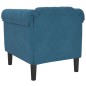 vidaXL Sessel Blau Samt vidaXL Sessel Blau Samt
