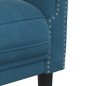 vidaXL Sessel Blau Samt vidaXL Sessel Blau Samt