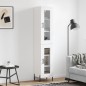Highboard Weiß 34,5x34x180 cm Holzwerkstoff Highboard Weiß 34,5x34x180 cm Holzwerkstoff