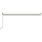 vidaXL Automatische Markise mit LED & Windsensor 500x300 Creme vidaXL Automatische Markise mit LED & Windsensor 500x300 Creme