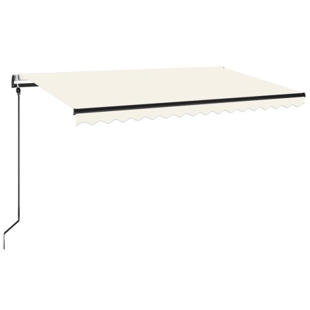 Automatische Markise mit LED & Windsensor 400x350 cm Creme