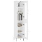 Highboard Weiß 34,5x34x180 cm Holzwerkstoff Highboard Weiß 34,5x34x180 cm Holzwerkstoff
