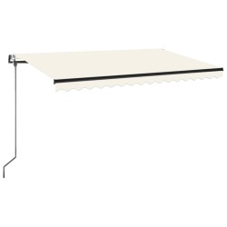 Gelenkarmmarkise Automatisch 400x350 cm Creme