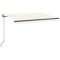 Gelenkarmmarkise Automatisch 400x350 cm Creme Gelenkarmmarkise Automatisch 400x350 cm Creme