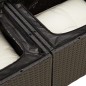vidaXL 7-tlg. Garten-Sofagarnitur mit Kissen Schwarz Poly Rattan vidaXL 7-tlg. Garten-Sofagarnitur mit Kissen Schwarz Poly Rattan