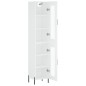 Highboard Weiß 34,5x34x180 cm Holzwerkstoff Highboard Weiß 34,5x34x180 cm Holzwerkstoff
