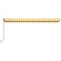 Automatische Markise mit LED & Windsensor 500x300 Gelb/Weiß Automatische Markise mit LED & Windsensor 500x300 Gelb/Weiß