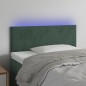 vidaXL LED Kopfteil Dunkelgrün 80x5x78/88 cm Samt vidaXL LED Kopfteil Dunkelgrün 80x5x78/88 cm Samt