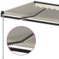 Gelenkarmmarkise Einziehbar mit LED 400x350 cm Cremeweiß Gelenkarmmarkise Einziehbar mit LED 400x350 cm Cremeweiß