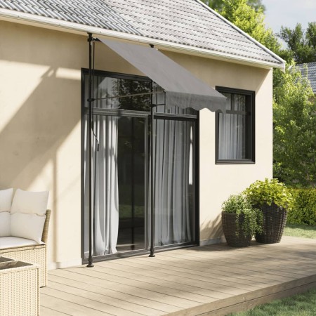 vidaXL Markise Einziehbar Anthrazit 100x150 cm Stoff und Stahl