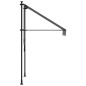 vidaXL Markise Einziehbar Anthrazit 100x150 cm Stoff und Stahl vidaXL Markise Einziehbar Anthrazit 100x150 cm Stoff und Stahl