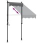vidaXL Markise Einziehbar Anthrazit 100x150 cm Stoff und Stahl vidaXL Markise Einziehbar Anthrazit 100x150 cm Stoff und Stahl