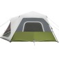 vidaXL Campingzelt mit LED Hellgrün 443x437x229 cm vidaXL Campingzelt mit LED Hellgrün 443x437x229 cm