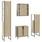 vidaXL 4-tlg. Badmöbel-Set Sonoma-Eiche Holzwerkstoff vidaXL 4-tlg. Badmöbel-Set Sonoma-Eiche Holzwerkstoff