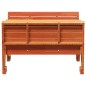 vidaXL Picknicktisch für Kinder Wachsbraun 88x122x58 cm Massivholz vidaXL Picknicktisch für Kinder Wachsbraun 88x122x58 cm Massivholz