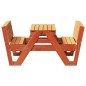 vidaXL Picknicktisch für Kinder Wachsbraun 88x122x58 cm Massivholz vidaXL Picknicktisch für Kinder Wachsbraun 88x122x58 cm Massivholz