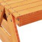 vidaXL Picknicktisch für Kinder Wachsbraun 88x122x58 cm Massivholz vidaXL Picknicktisch für Kinder Wachsbraun 88x122x58 cm Massivholz