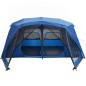 vidaXL Campingzelt 10 Personen Blau 443x437x229 cm vidaXL Campingzelt 10 Personen Blau 443x437x229 cm