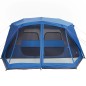 vidaXL Campingzelt 10 Personen Blau 443x437x229 cm vidaXL Campingzelt 10 Personen Blau 443x437x229 cm