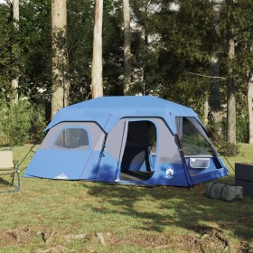 vidaXL Campingzelt 9 Personen Blau 441x288x217 cm