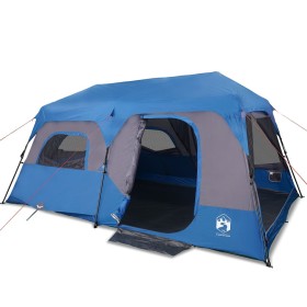 vidaXL Campingzelt 9 Personen Blau 441x288x217 cm