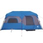 vidaXL Campingzelt 9 Personen Blau 441x288x217 cm vidaXL Campingzelt 9 Personen Blau 441x288x217 cm