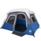 vidaXL Campingzelt mit LED Blau 344x282x212 cm vidaXL Campingzelt mit LED Blau 344x282x212 cm