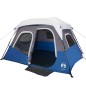 vidaXL Campingzelt mit LED Blau 344x282x212 cm vidaXL Campingzelt mit LED Blau 344x282x212 cm
