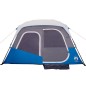 vidaXL Campingzelt mit LED Blau 344x282x212 cm vidaXL Campingzelt mit LED Blau 344x282x212 cm