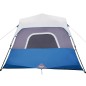 vidaXL Campingzelt mit LED Blau 344x282x212 cm vidaXL Campingzelt mit LED Blau 344x282x212 cm