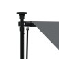 vidaXL Markise Einziehbar Anthrazit 350x150 cm Stoff und Stahl vidaXL Markise Einziehbar Anthrazit 350x150 cm Stoff und Stahl