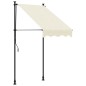 vidaXL Markise Einziehbar Creme 100x150 cm Stoff und Stahl vidaXL Markise Einziehbar Creme 100x150 cm Stoff und Stahl