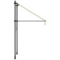 vidaXL Markise Einziehbar Creme 100x150 cm Stoff und Stahl vidaXL Markise Einziehbar Creme 100x150 cm Stoff und Stahl